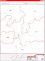 Motley, Tx Carrier Route Wall Map