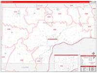 Muscatine, Ia Carrier Route Wall Map