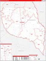 Nacogdoches, Tx Carrier Route Wall Map