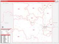 Natrona, Wy Carrier Route Wall Map