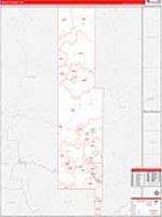 Navajo, Az Carrier Route Wall Map