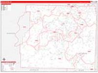 Newton, Ar Carrier Route Wall Map