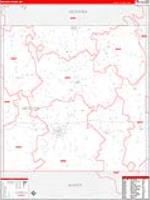 Newton, Ms Carrier Route Wall Map