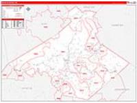 Nicholas, Wv Carrier Route Wall Map