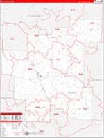 Noble, Oh Carrier Route Wall Map