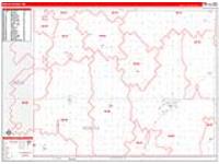 Nobles, Mn Carrier Route Wall Map