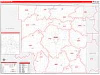 Nodaway, Mo Carrier Route Wall Map