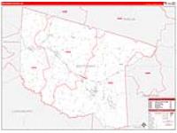 Nottoway, Va Carrier Route Wall Map