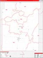 Nowata, Ok Carrier Route Wall Map