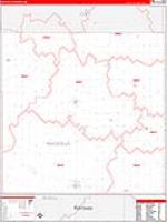 Nuckolls, Ne Carrier Route Wall Map