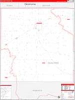 Ochiltree, Tx Carrier Route Wall Map