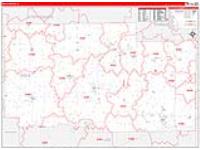 Ogle, Il Carrier Route Wall Map