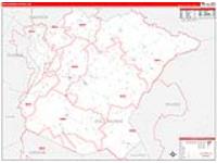 Oglethorpe, Ga Carrier Route Wall Map