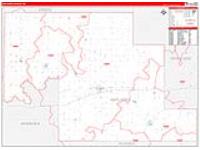 Okfuskee, Ok Carrier Route Wall Map