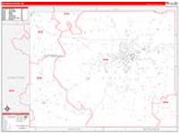 Oktibbeha, Ms Carrier Route Wall Map