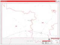 Oldham, Tx Carrier Route Wall Map
