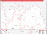 Oliver, Nd Carrier Route Wall Map