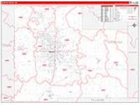Olmsted, Mn Carrier Route Wall Map