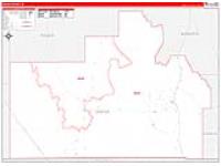 Oneida, Id Carrier Route Wall Map