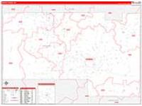 Oneida, Wi Carrier Route Wall Map