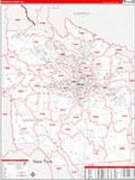 Onondaga, Ny Carrier Route Wall Map