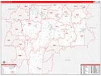 Ontario, Ny Carrier Route Wall Map
