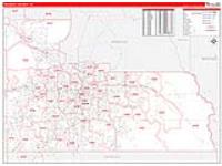 Orange, Fl Carrier Route Wall Map