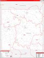 Orange, In Carrier Route Wall Map