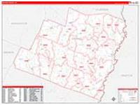 Orange, Vt Carrier Route Wall Map