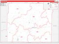 Oregon, Mo Carrier Route Wall Map