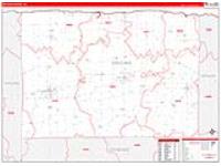 Orleans, Ny Carrier Route Wall Map