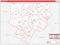 Orleans, Vt Carrier Route Wall Map
