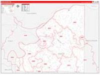 Osage, Mo Carrier Route Wall Map