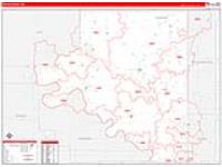 Osage, Ok Carrier Route Wall Map
