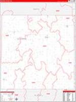Osborne, Ks Carrier Route Wall Map