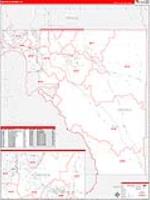 Osceola, Fl Carrier Route Wall Map