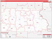 Otoe, Ne Carrier Route Wall Map