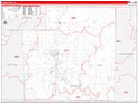 Otsego, Mi Carrier Route Wall Map