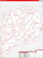 Otsego, Ny Carrier Route Wall Map