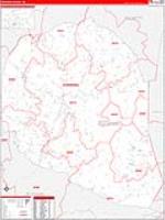 Overton, Tn Carrier Route Wall Map