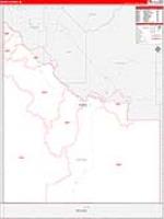 Owyhee, Id Carrier Route Wall Map