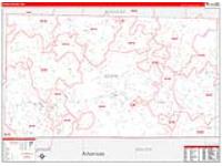 Ozark, Mo Carrier Route Wall Map