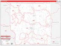 Panola, Ms Carrier Route Wall Map