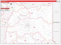Panola, Tx Carrier Route Wall Map