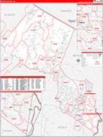 Passaic, Nj Carrier Route Wall Map