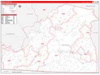 Patrick, Va Carrier Route Wall Map