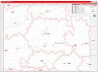 Paulding, Oh Carrier Route Wall Map