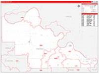 Pawnee, Ok Carrier Route Wall Map