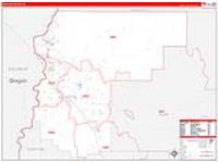 Payette, Id Carrier Route Wall Map