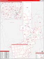 Penobscot, Me Carrier Route Wall Map